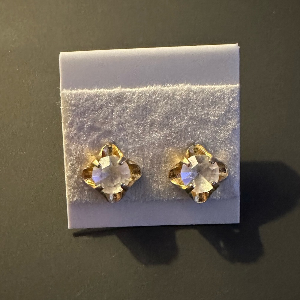 Real Gold & Diamond Earrings
